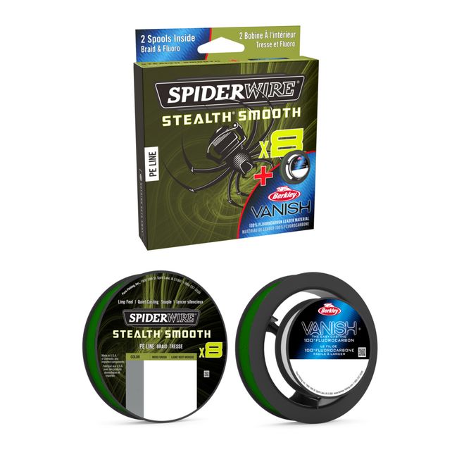 SpiderWire 8 Braid & Fluorocarbon Duo Spool System – PENN® EU