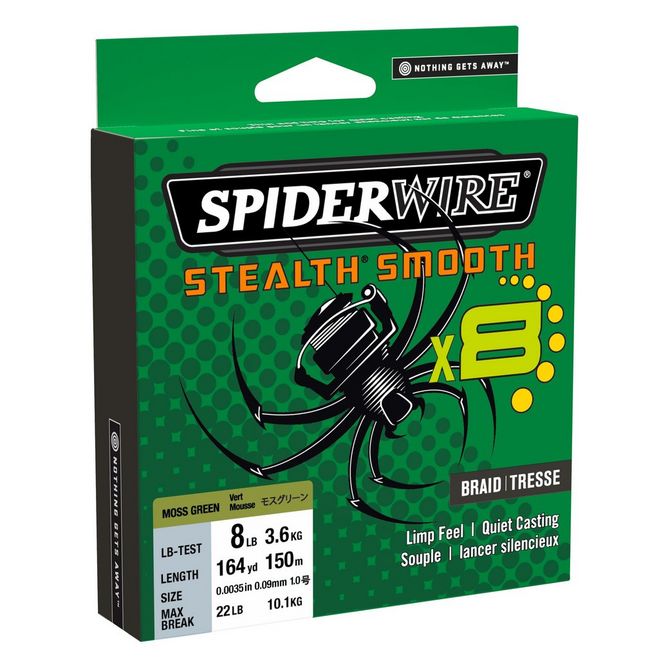 SpiderWire Stealth® Smooth8 x8 PE Braid